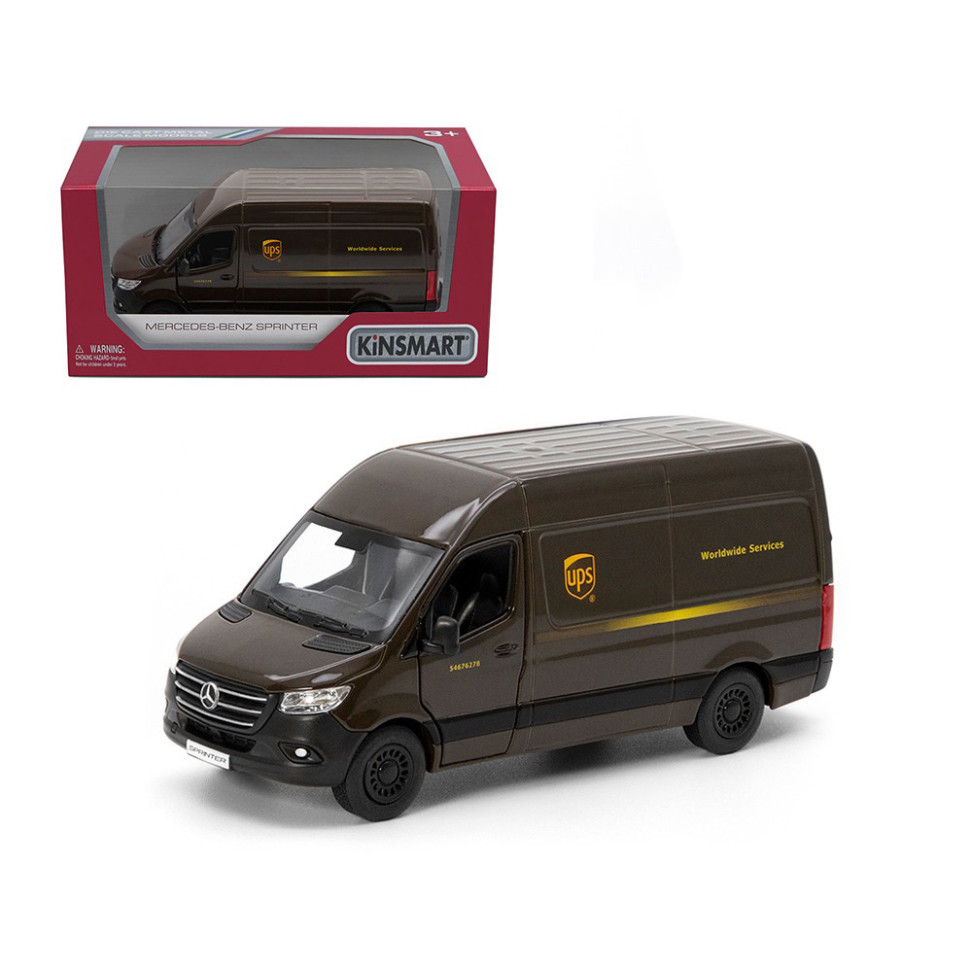 Іграшковий автобус MERCEDES-BENZ 5'' Kinsmart KT5430W інерційний, масштаб 1:48