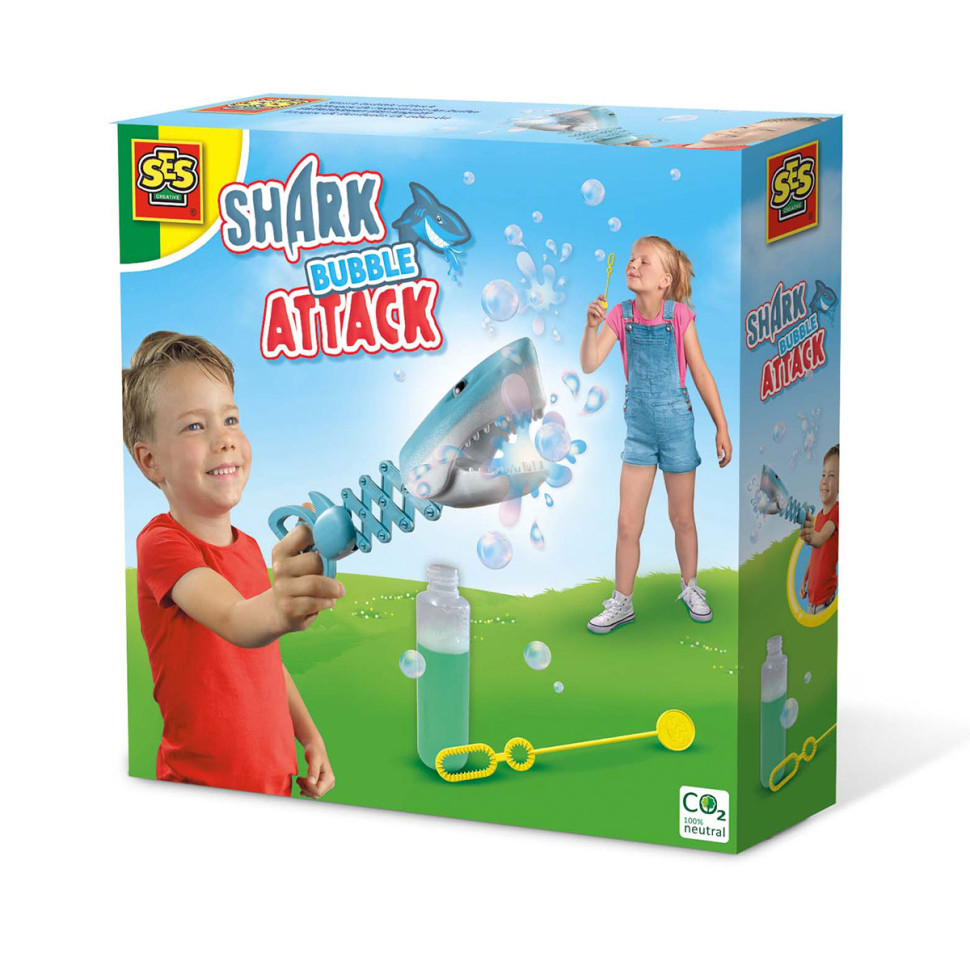 Игровой набор АТАКА АКУЛЫ SES Creative 02265S с мыльными пузырями 