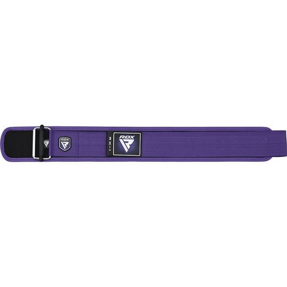 Пояс для тяжелой атлетики RX1 Weight Lifting Belt RDX Inc Limited WBS-RX1PR-S, Purple, S