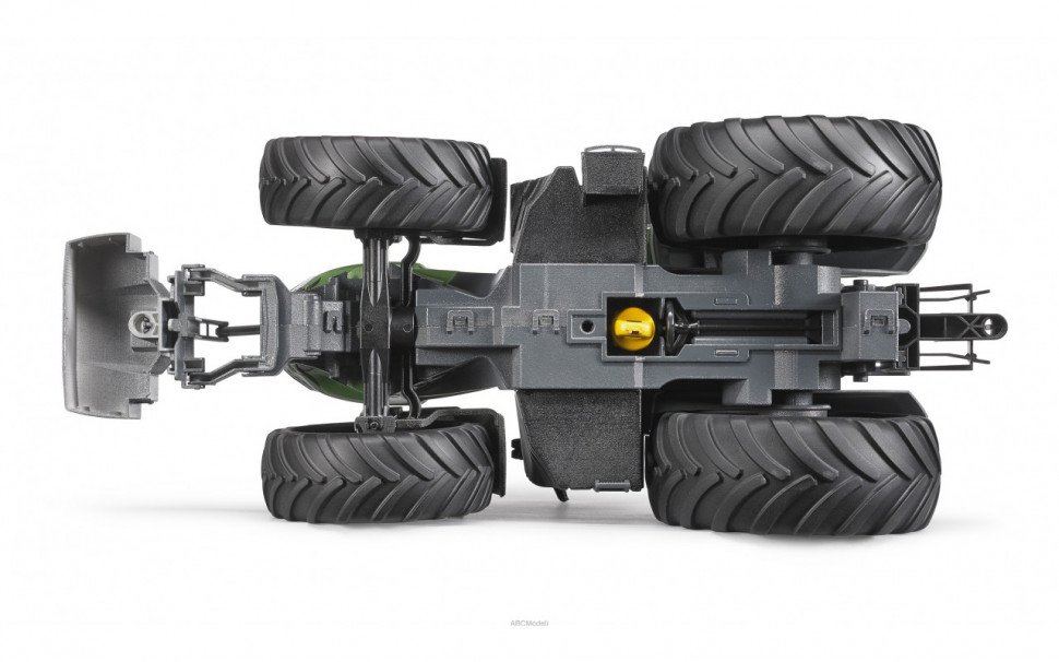 Модельки машинок Трактор Steyr 6300 Terrus з навантажувачем червоно-білий, М1: 16 03 181