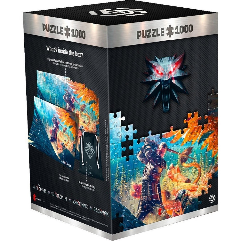 Пазл класичний Witcher: Griffin Fight puzzles GoodLoot 5908305231233, 1000 елементів