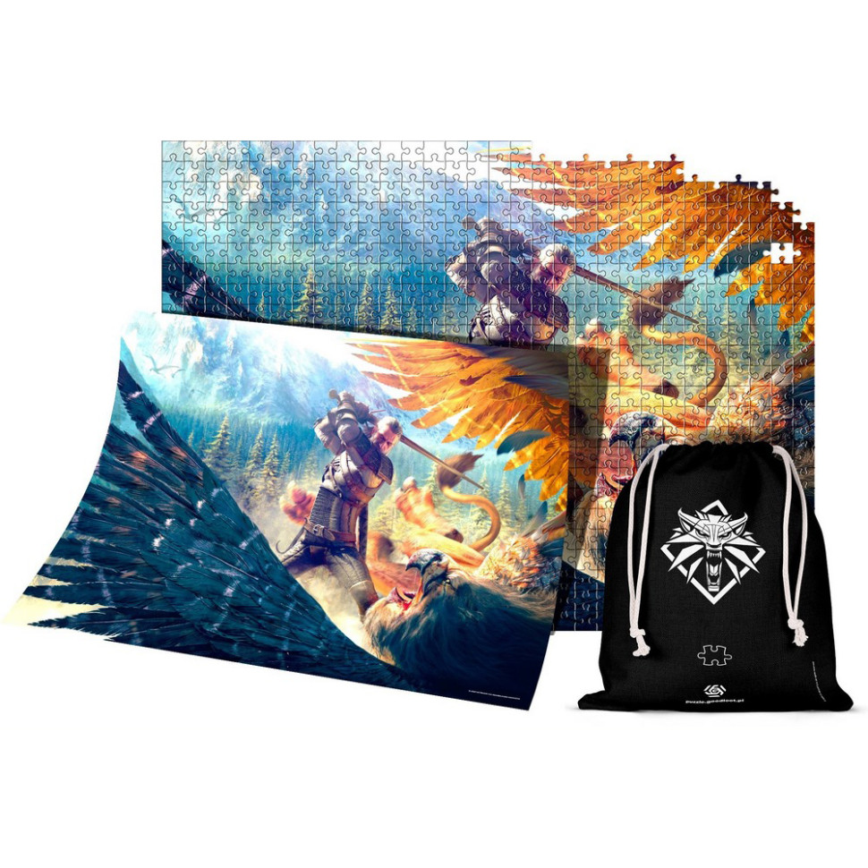 Пазл класичний Witcher: Griffin Fight puzzles GoodLoot 5908305231233, 1000 елементів