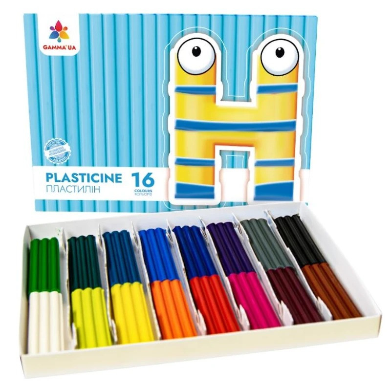 Детский набор пластилина GAMMA`UA 200317, 16 цветов