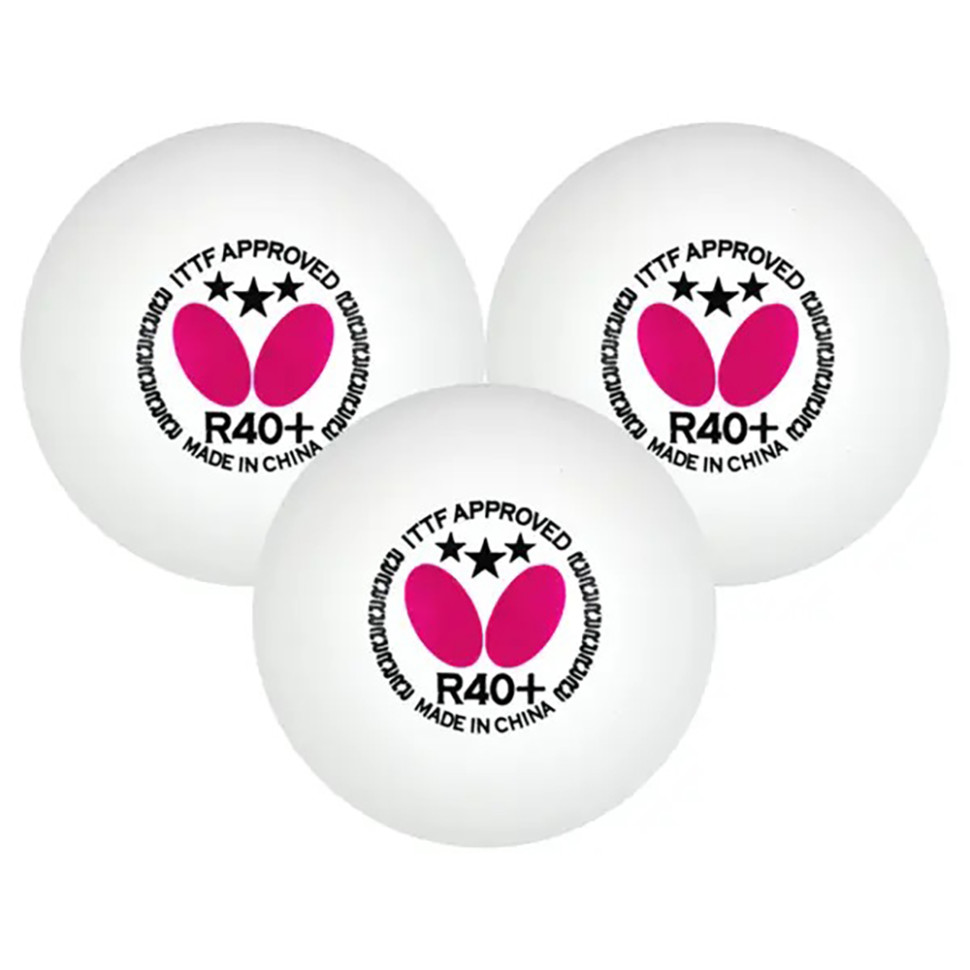 М'ячі для настільного тенісу Butterfly R403-12 (12 шт.)