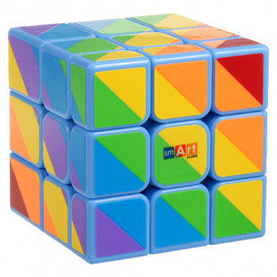 Кубик Рубіка Райдужний 3х3 Блакитний Smart Cube SC365