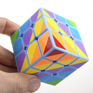 Кубик Рубіка Райдужний 3х3 Блакитний Smart Cube SC365