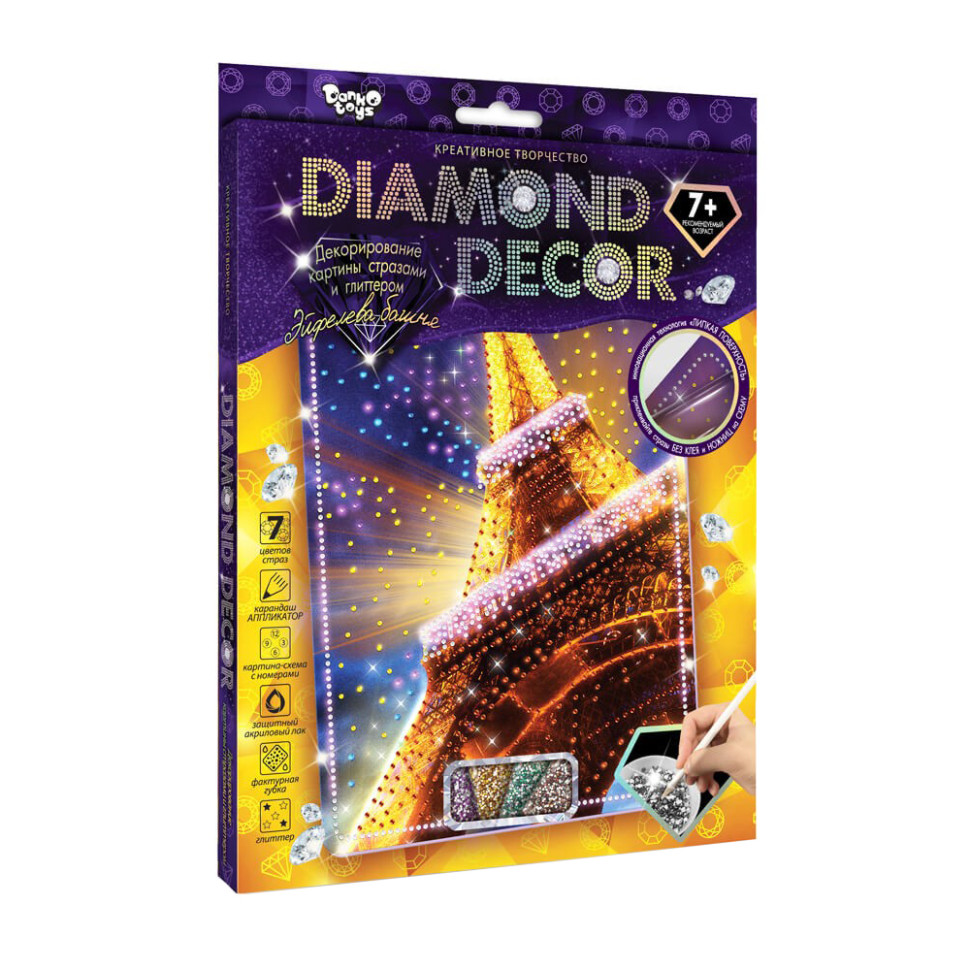 Набор креативного творчества Эйфелева башня Danko Toys DD-01-01 