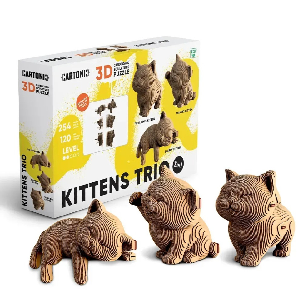 Картонный конструктор 3D Puzzle 