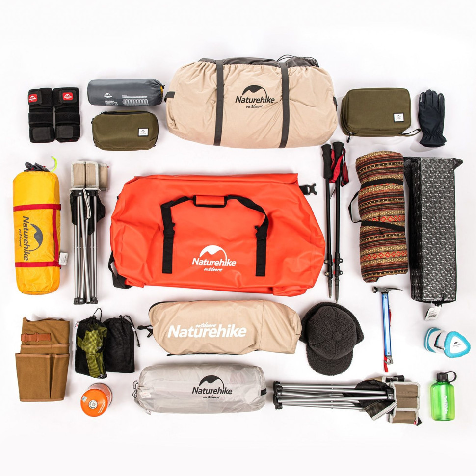 Сумка-баул водонепроникна Naturehike NH20FSB03 6927595744314 червоний 90 л