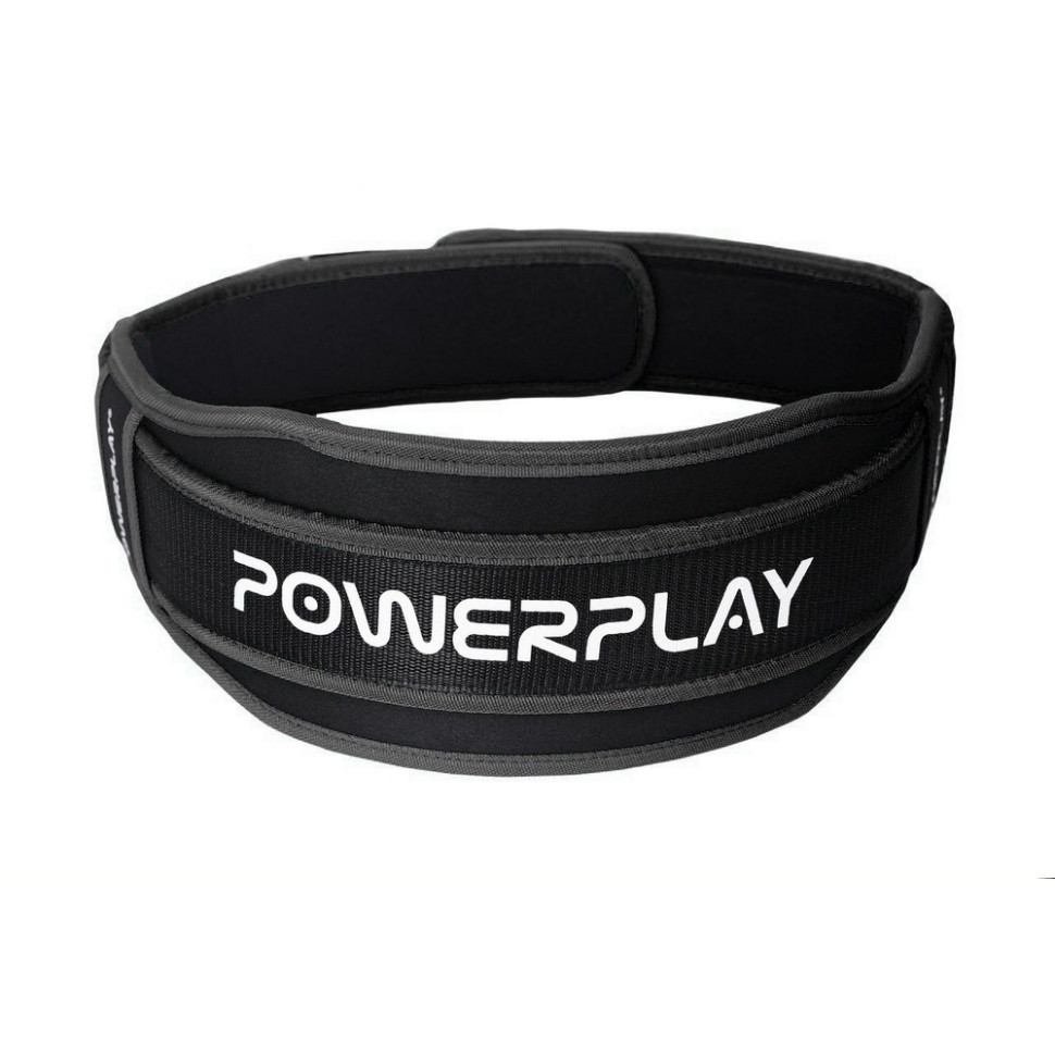 Пояс неопреновый для тяжелой атлетики Power Play PP_5546_L_ Black, Black, L