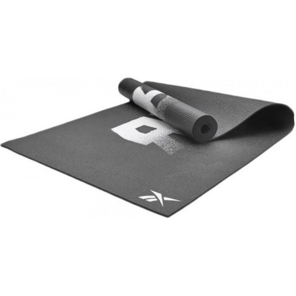 Двусторонний коврик для йоги Double Sided Yoga Mat Reebok RAYG-11030BK