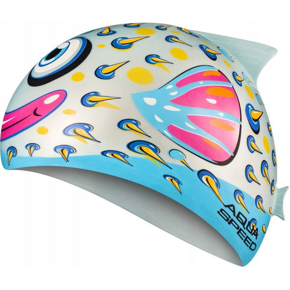 Шапка для плавання ZOO FISH 8691 Aqua Speed 115-02-fish, OSFM