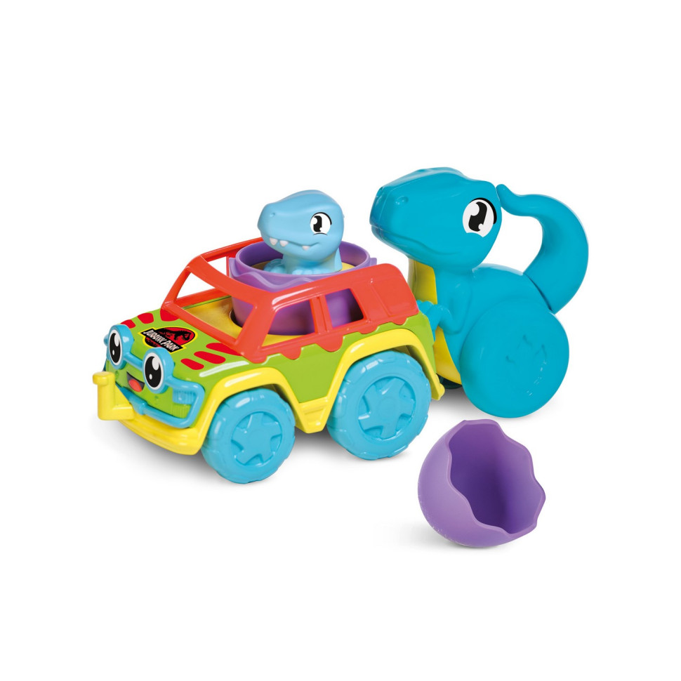 Игрушечная диномашинка Jurassic World  Toomies E73251, 2 динозаврика