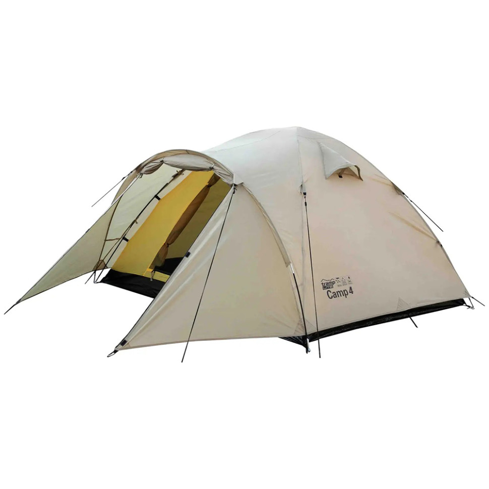 Чотиримісний туристичний намет Lite Camp 4 Tramp UTLT-022-sand 2 входи