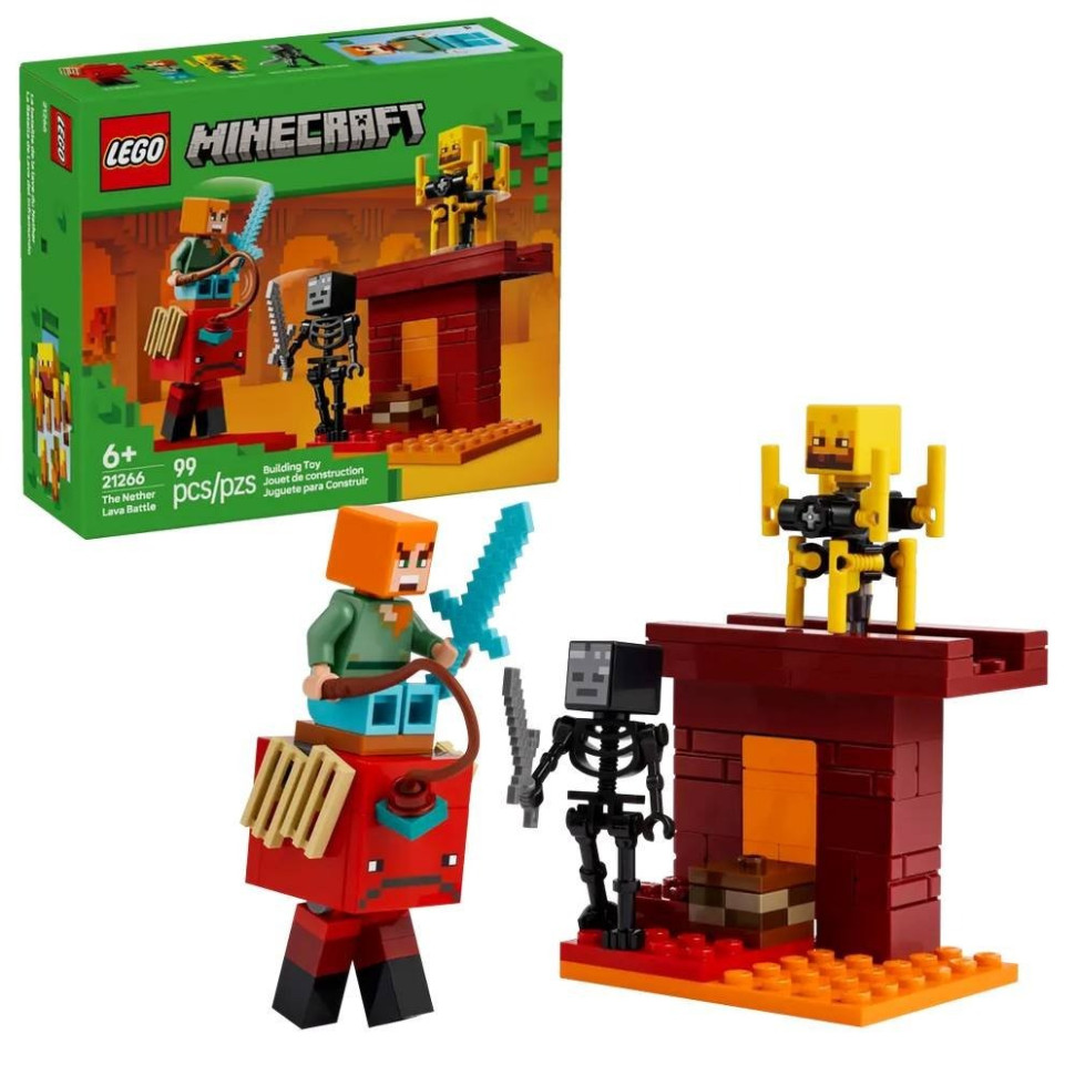 Конструктор Битва з лавою у Незері LEGO 21266, 99 деталей