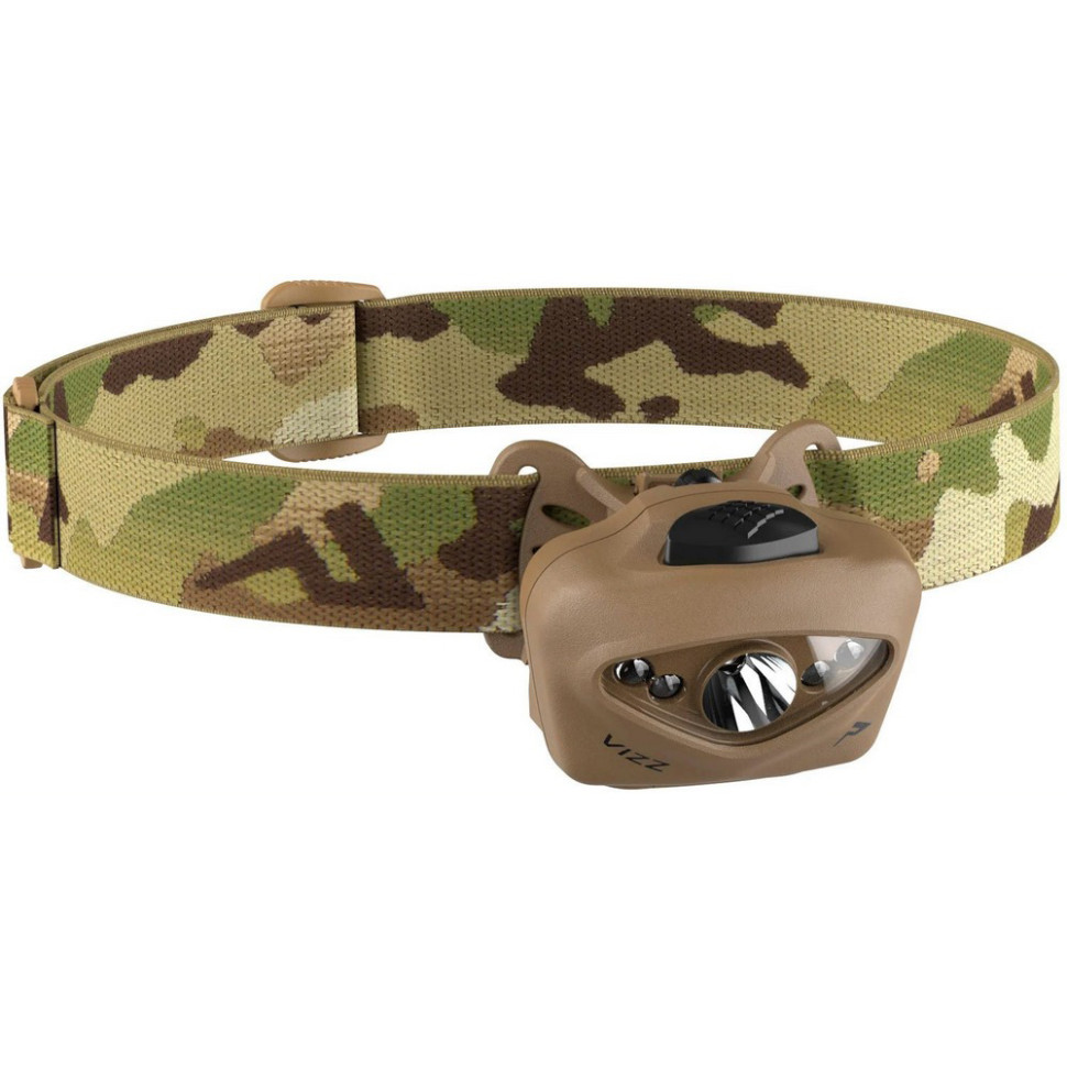 Фонарь налобный Vizz RGB Princeton Tec VIZZ23-RGB-MC 550 Lumens, multicam