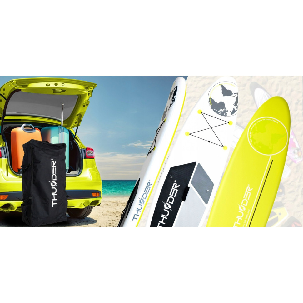 Надувна SUP дошка Planet Thunder SUP-PLANET-LIME з веслом Lime 320 см