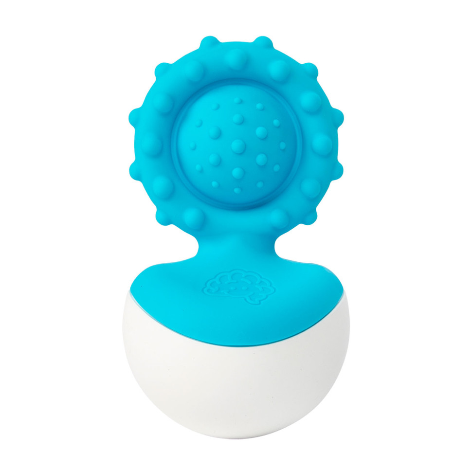 Прорізувач-неваляшка Dimpl wobl Fat Brain Toys FA217-4 блакитний
