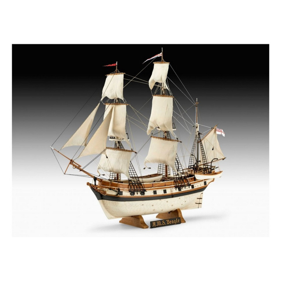 Сборная модель копия Барк H.M.S. Beagle Revell RVL-05458 уровень 4, 1:96