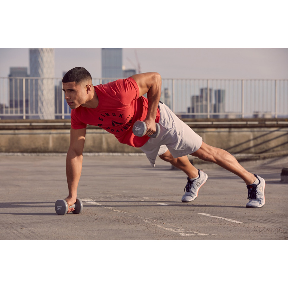 Гантели Dumbbells Reebok RAWT-16154 серый 4 кг