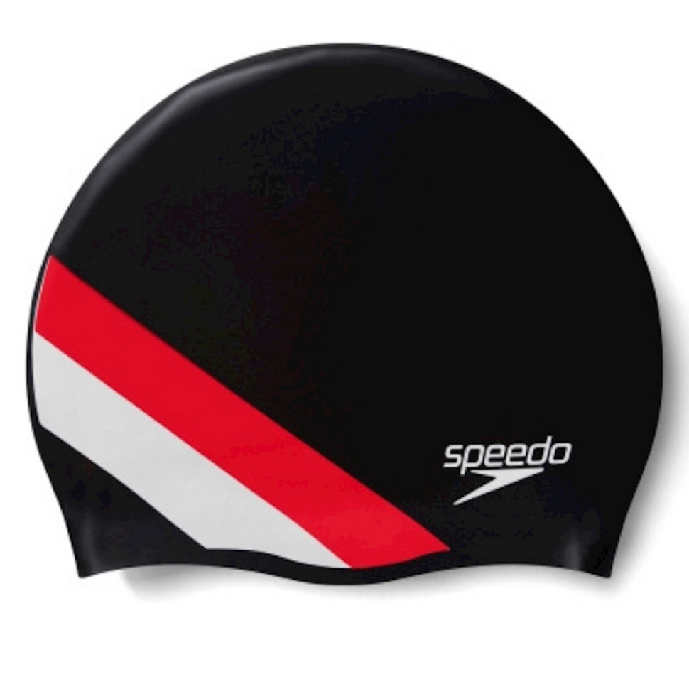 Шапка для плавання REV MOUD SILC CAP AU Speedo 8-0933714662 чорний, червоний, OSFM