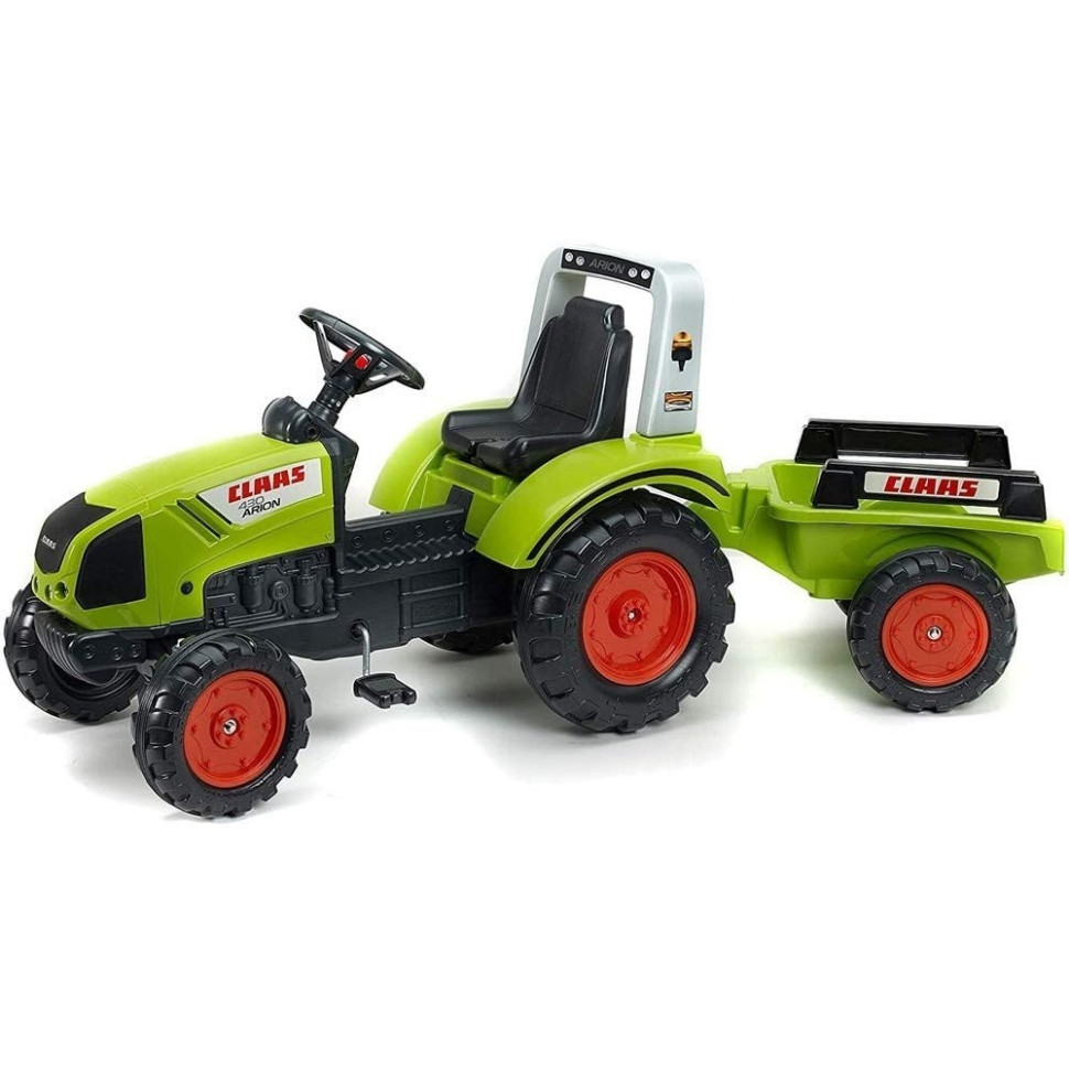 Дитячий трактор на педалях Falk Claas 1040AB з причепом