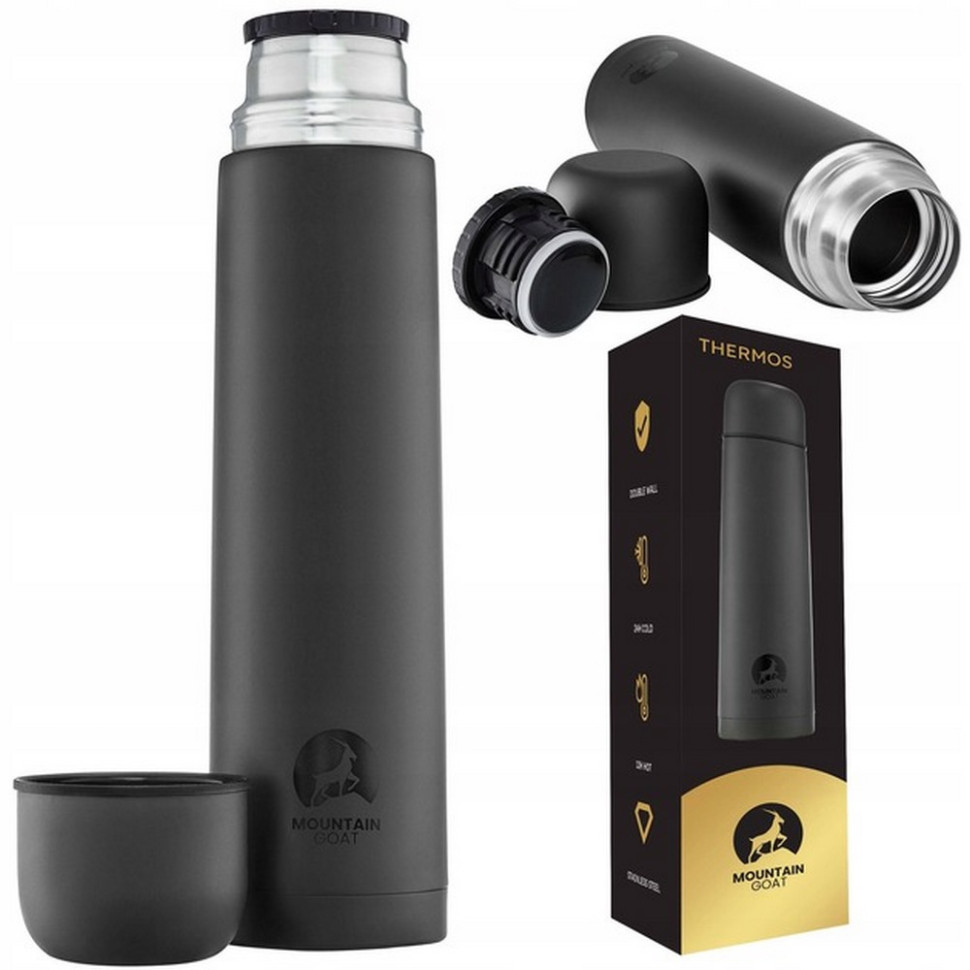Термос туристический Mountain Goat P-5907739315762 Black 1 л