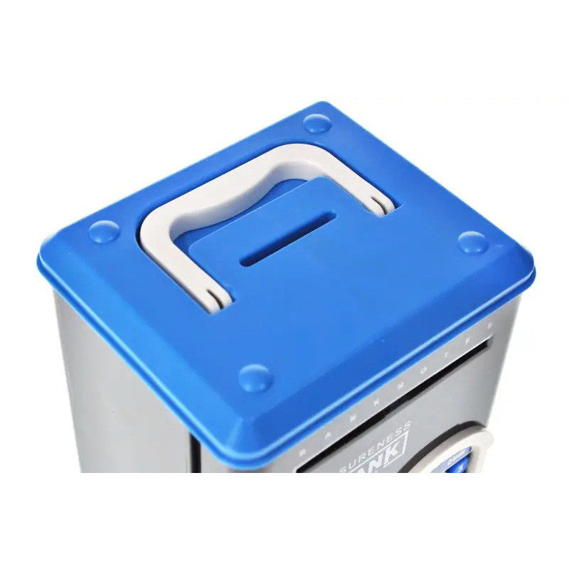 Дитяча скарбничка-сейф YG Toys WF-3015H(Blue) музика, світло, пароль, імітація відбитка