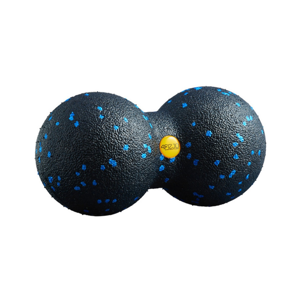 Массажный мяч двойной EPP DuoBall 08 4FIZJO 4FJ1318 Black/Blue
