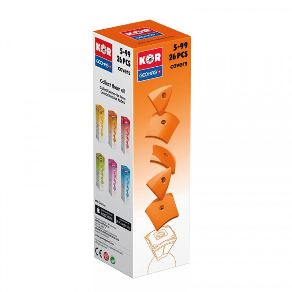 Geomag KOR Cover Orange | Магнитный конструктор Геомаг Кор оранжевый PF.800.571.00                  
