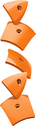 Geomag KOR Cover Orange | Магнитный конструктор Геомаг Кор оранжевый PF.800.571.00                  