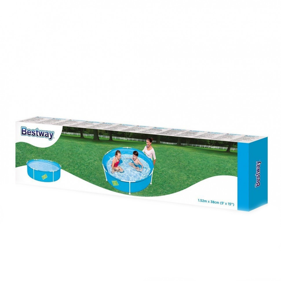 Бассейн каркасный круглый Bestway 56283, 152х38 см, 689 л, с ремкомплектом