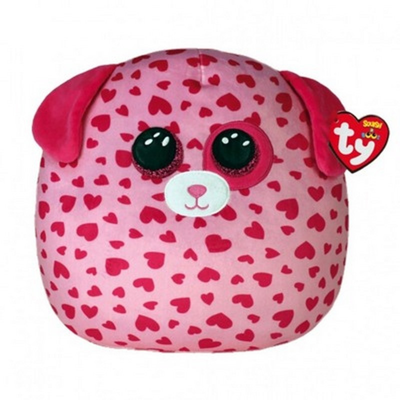 Іграшка подушка TY SQUISH-A-BOOS 39304 Рожевий пес 