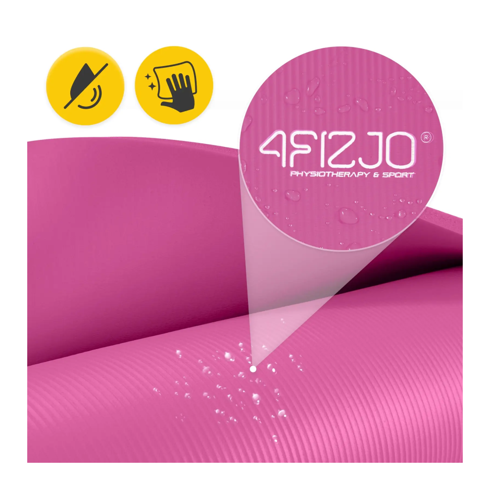 Коврик для йоги NBR 4FIZJO P-5905973405669 розовый 180 x 60 x 1.5 см