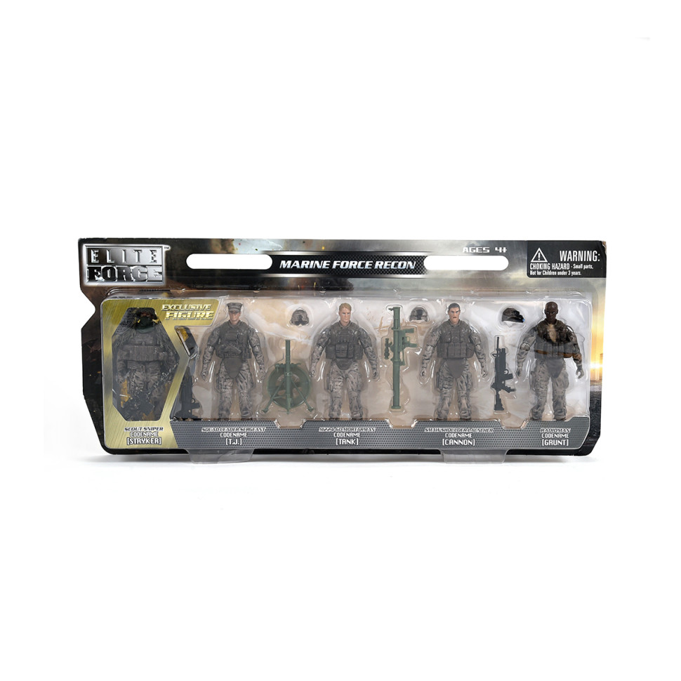 Игровой набор фигурок солдат РАЗВЕДКА ELITE FORCE 101854 5 фигурок