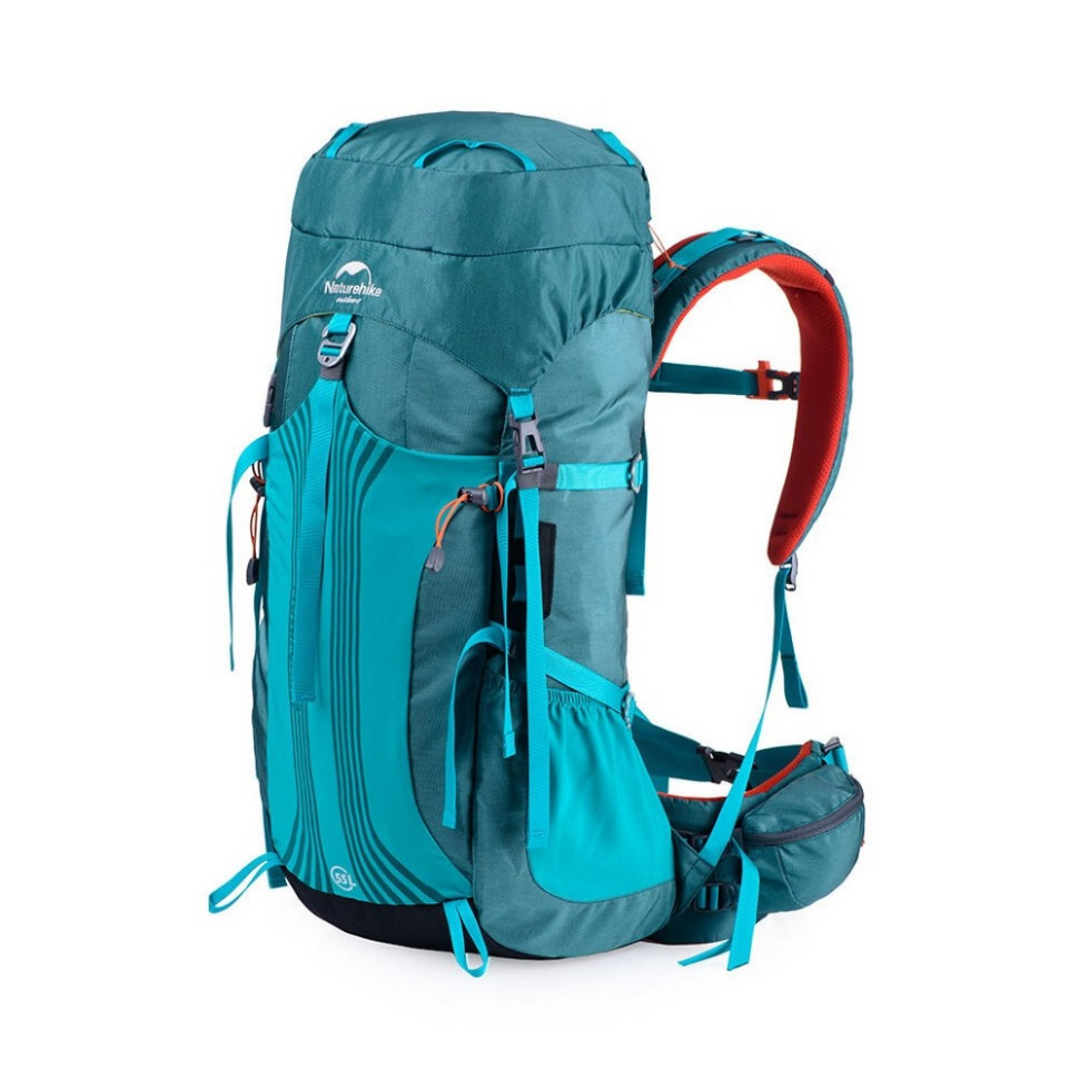 Рюкзак туристический NH16Y020-Q Naturehike 6927595787939, 55 л, голубой