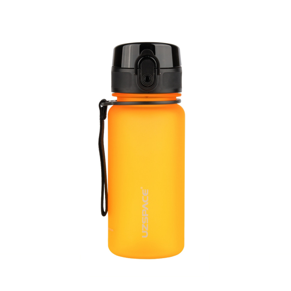 Бутылка для воды UZSPACE 3034(Orange) 350 мл, оранжевая