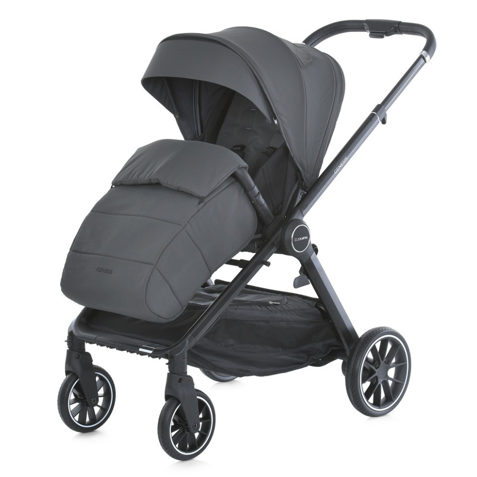 Коляска детская универсальная 2 в 1 GENESIS El Camino ME 1126 Asphalt Gray