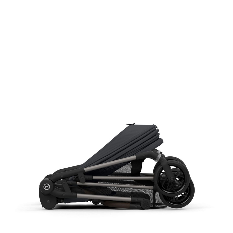 Прогулянкова коляска Melio Cybex 522002663 Monument Grey з бампером
