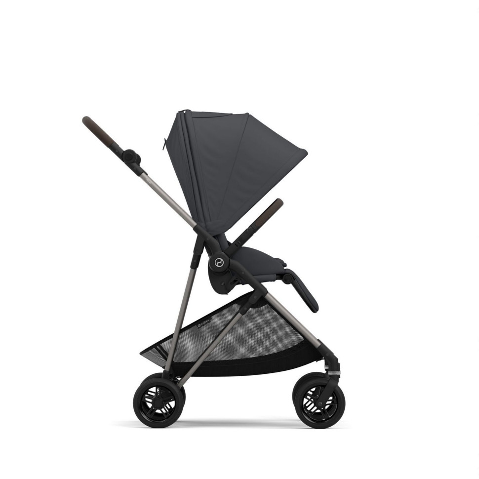 Прогулянкова коляска Melio Cybex 522002663 Monument Grey з бампером
