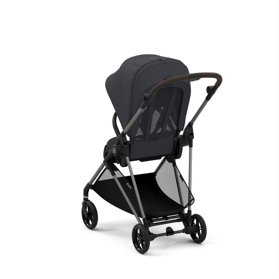 Прогулянкова коляска Melio Cybex 522002663 Monument Grey з бампером