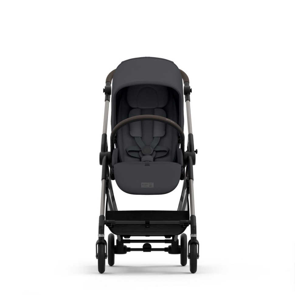 Прогулянкова коляска Melio Cybex 522002663 Monument Grey з бампером