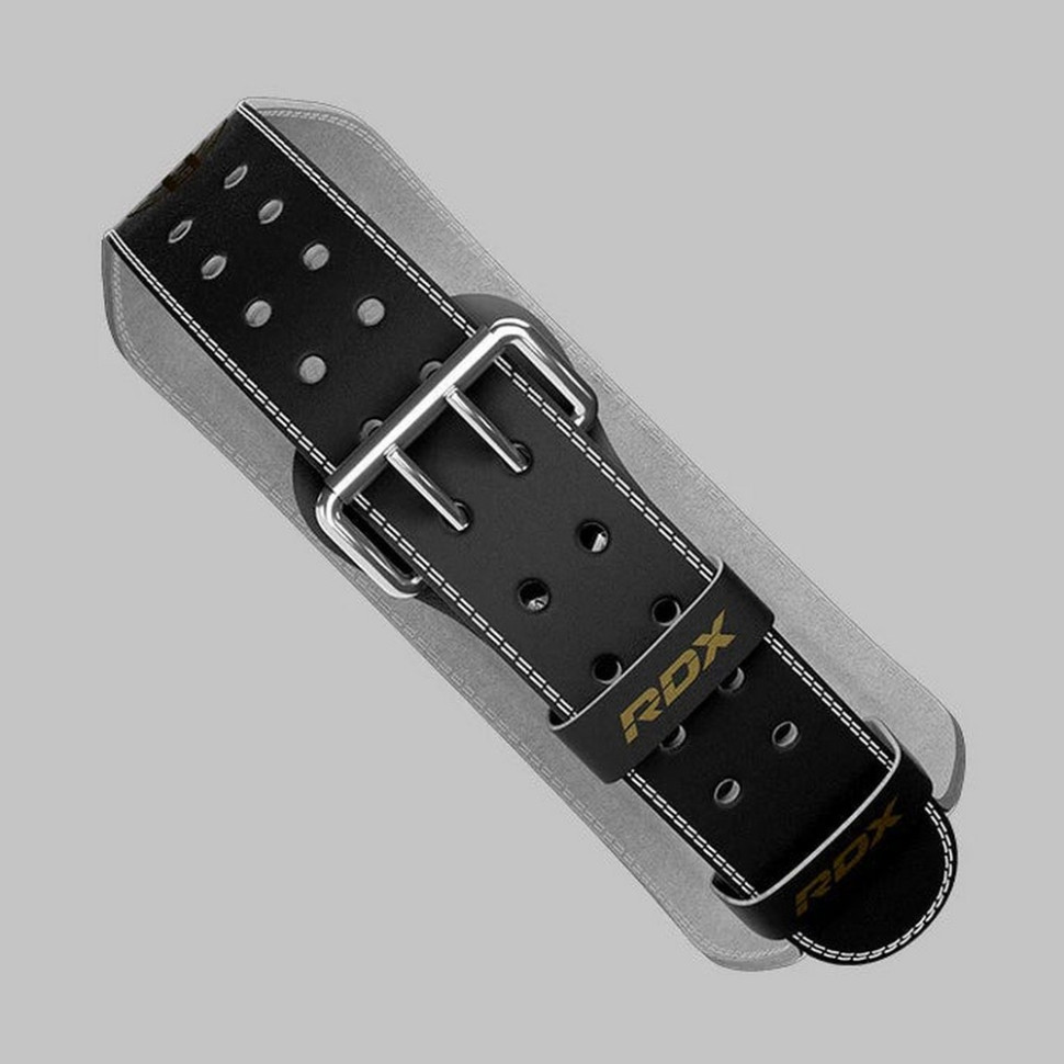 Пояс для тяжелой атлетики 4 RDX Inc Limited WBS-4RB-XL, кожаный, Black Gold, XL
