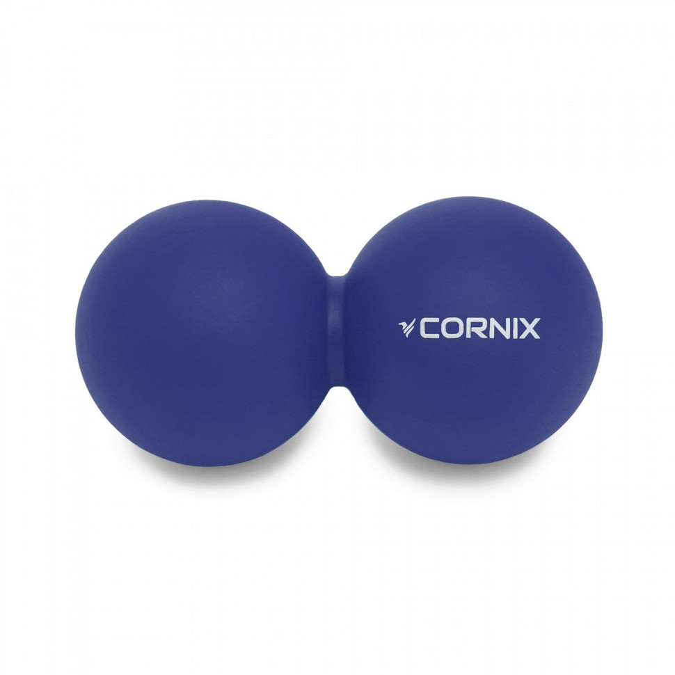 Масажний м'яч Lacrosse DuoBall Cornix XR-0109, 6.3 x 12.6 см, Navy Blue