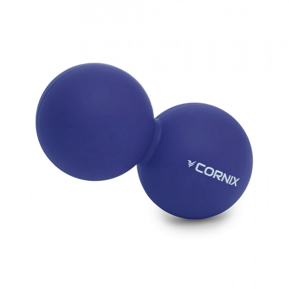 Масажний м'яч Lacrosse DuoBall Cornix XR-0109, 6.3 x 12.6 см, Navy Blue