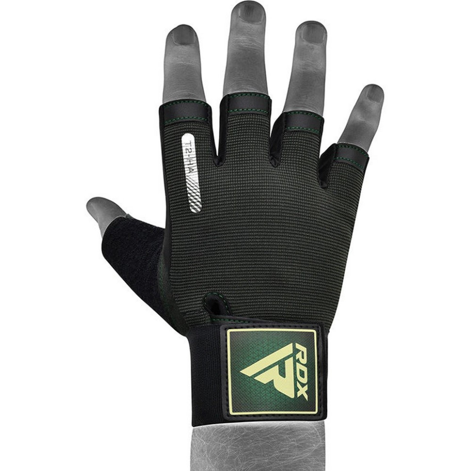 Перчатки для фитнеса T2 Half RDX Inc Limited WGA-T2HA-M, Army Green, M