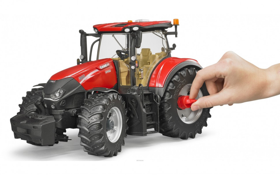 Модельки машинок Трактор игрушечный Case IH Optum 300 CVX Bruder 03190 красный, М1:16