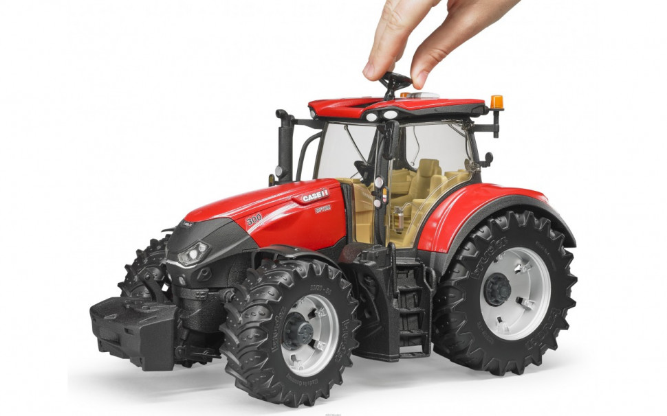 Модельки машинок Трактор игрушечный Case IH Optum 300 CVX Bruder 03190 красный, М1:16