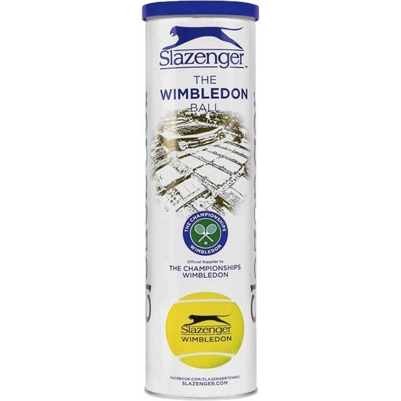 М'ячі для великого тенісу Wimbledon Ultra-Vis + Hydroguard 3B Slazenger 340939