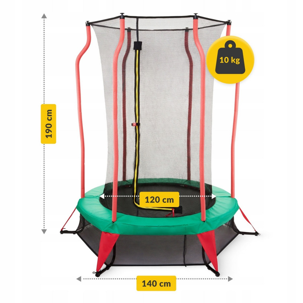 Батут детский для дома Kids 4FIZJO P-5907739319456 Green/Red